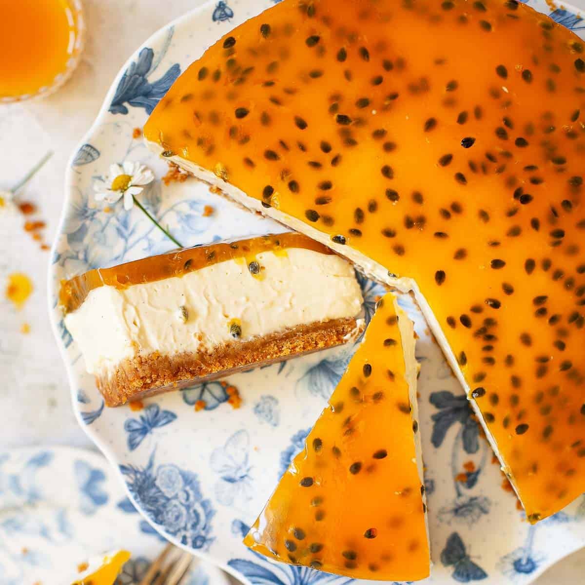 Passion Fruit Cheesecake Omas Recepten 1881